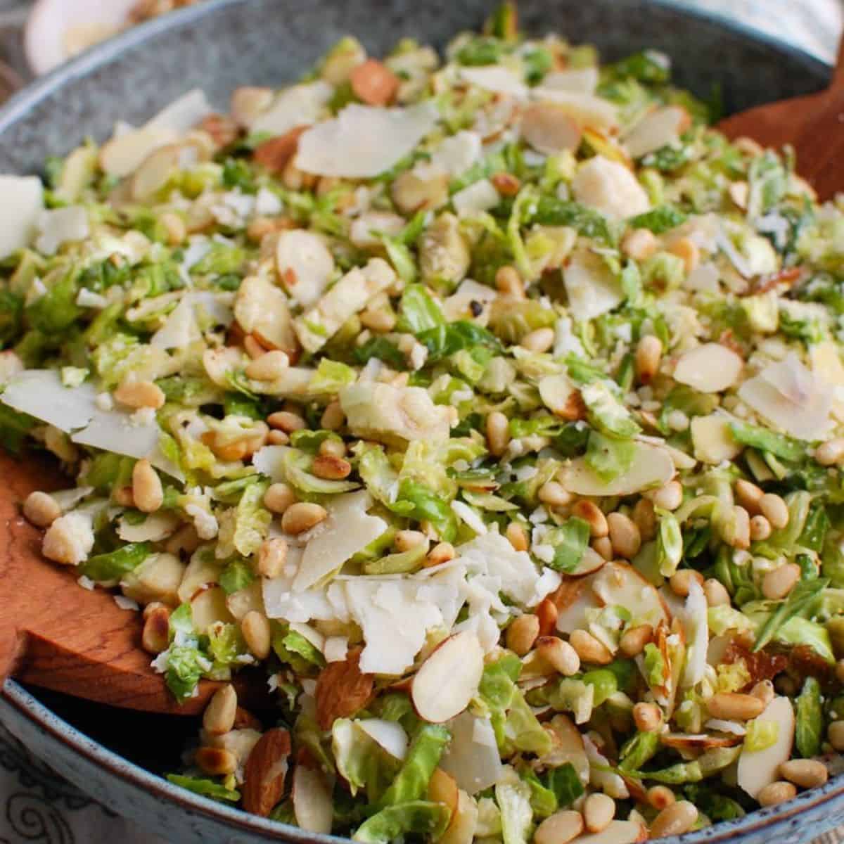 Shaved Brussels Sprouts Salad