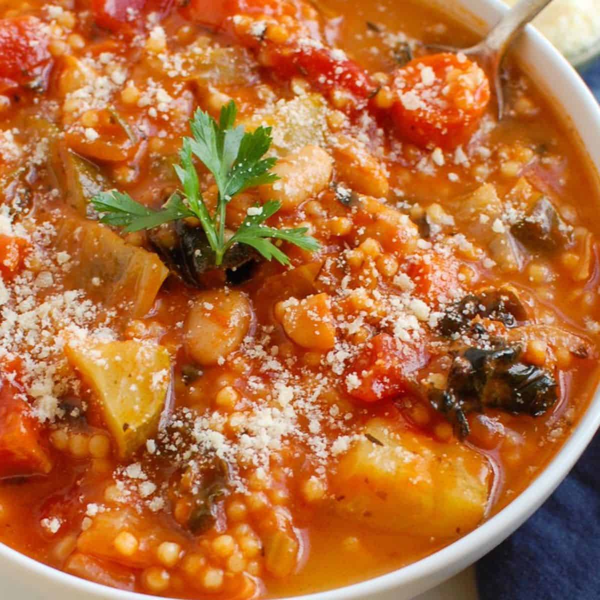 Vegetable Soup with Cabbage