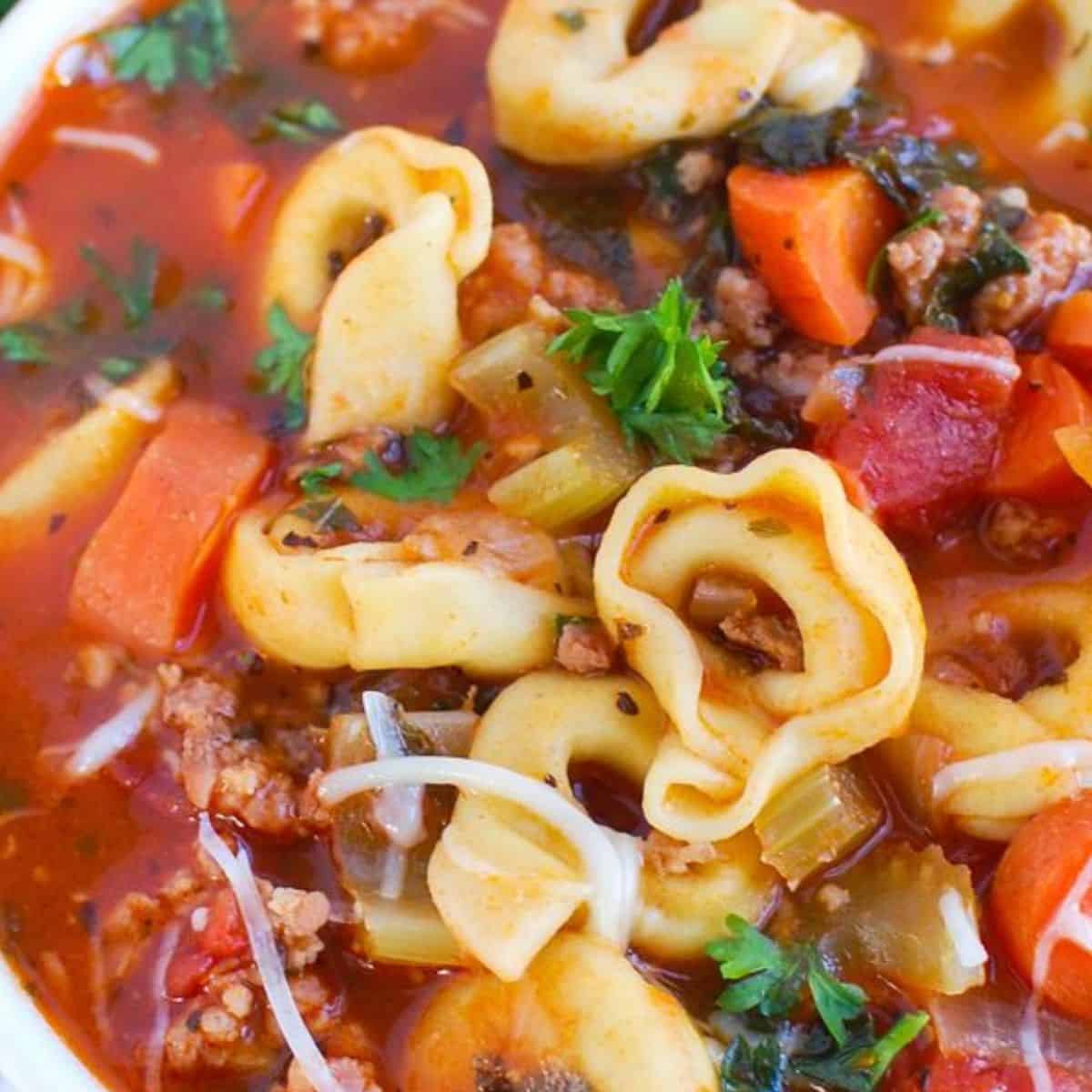 Tortellini Sausage Soup