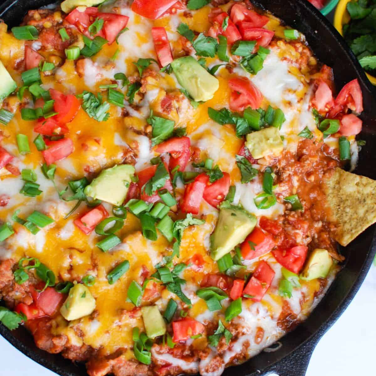Beef Taco Dip Recipe
