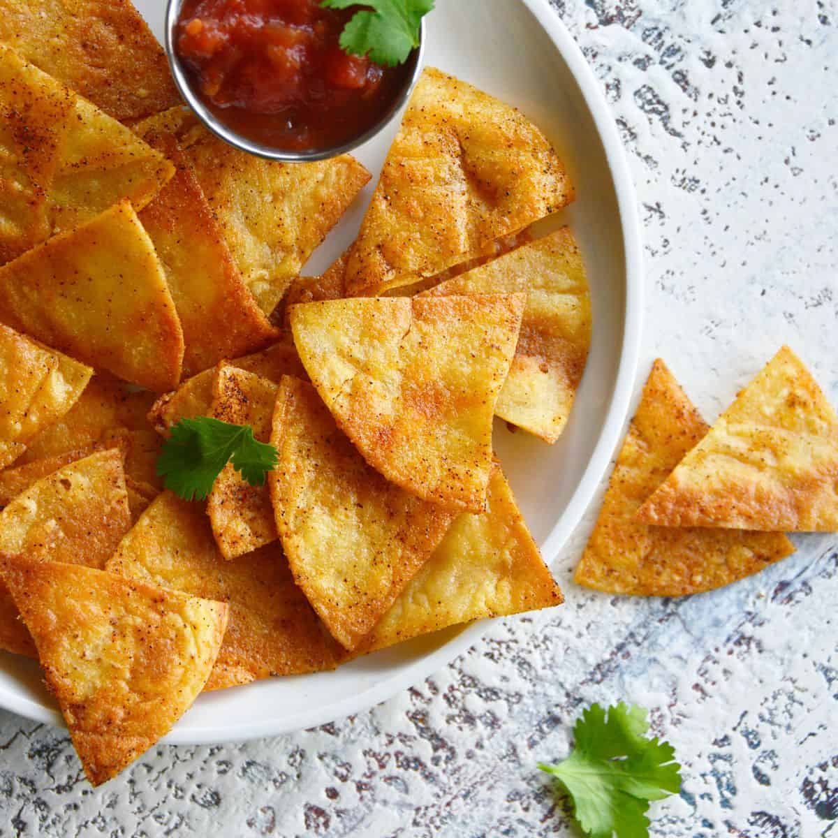 How to Make Chips with Tortillas