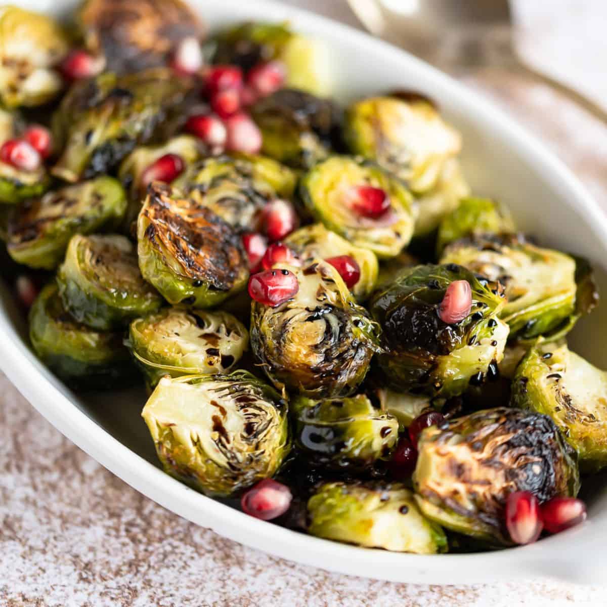 Roasted Balsamic Brussels Sprouts