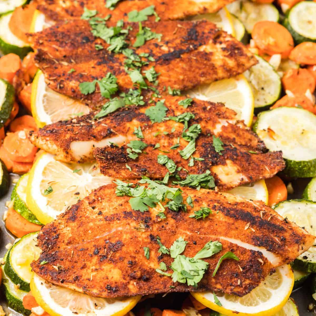 Easy Blackened Tilapia Fish