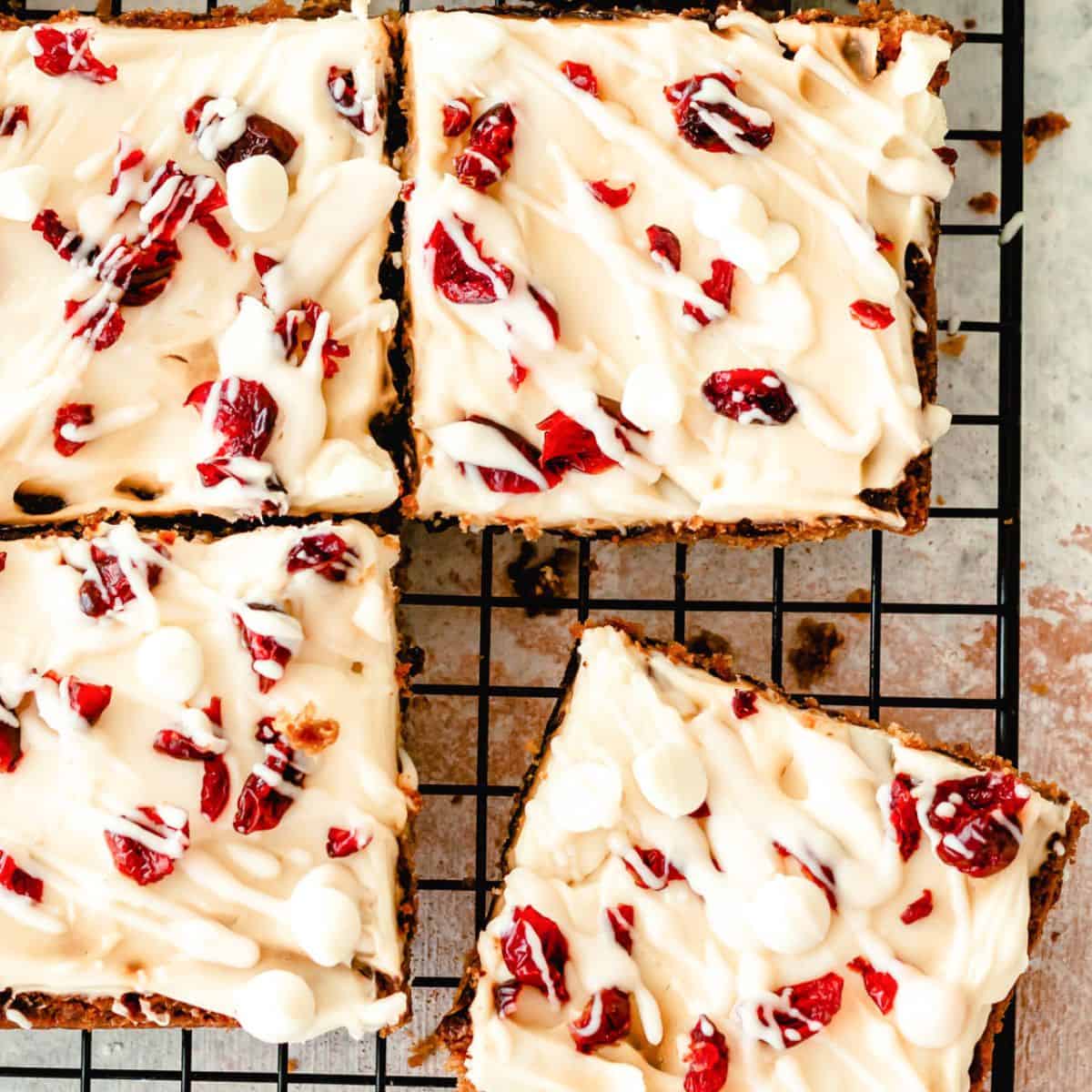 Cranberry Bliss Bars