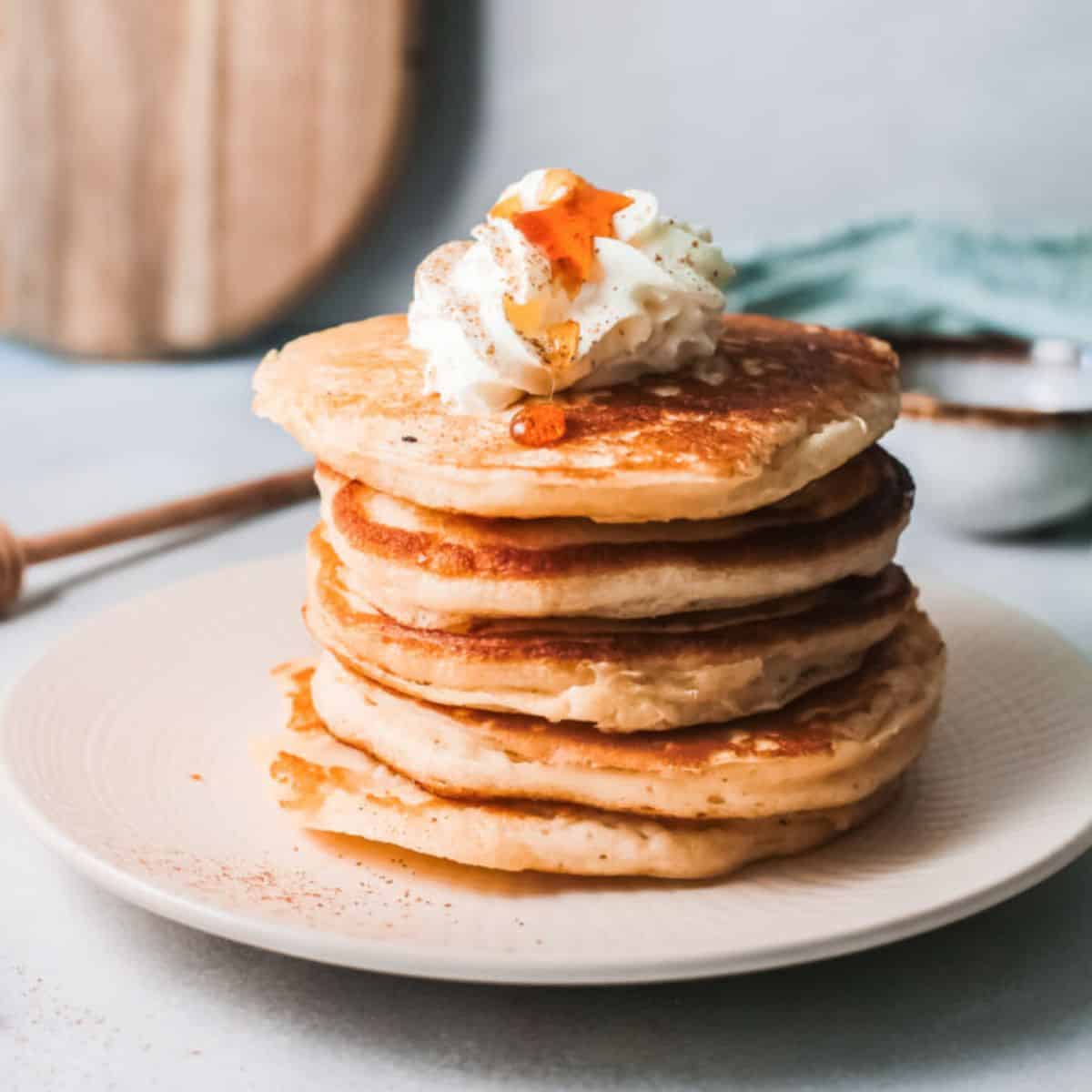 Eggnog Pancakes