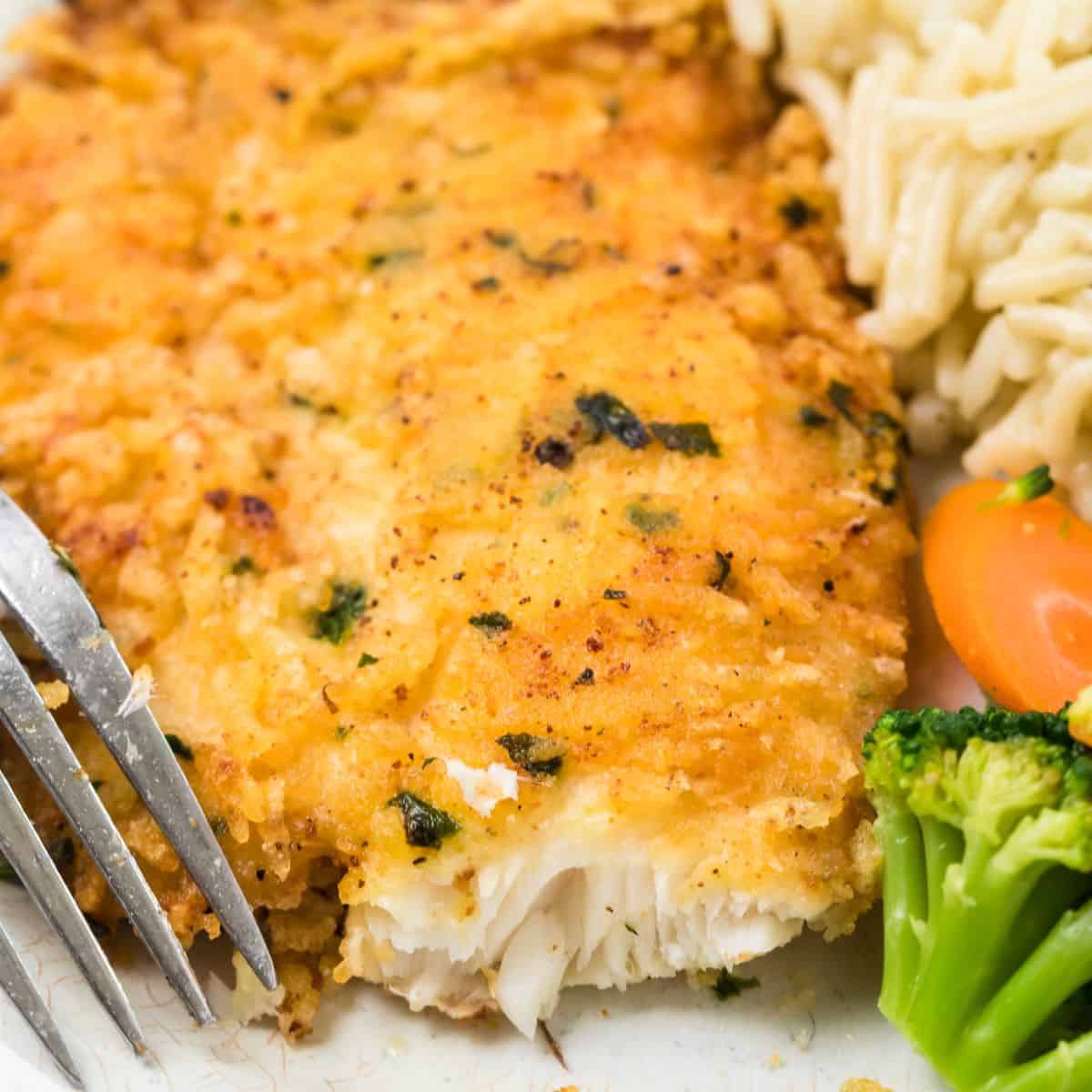 Parmesan Crusted Tilapia