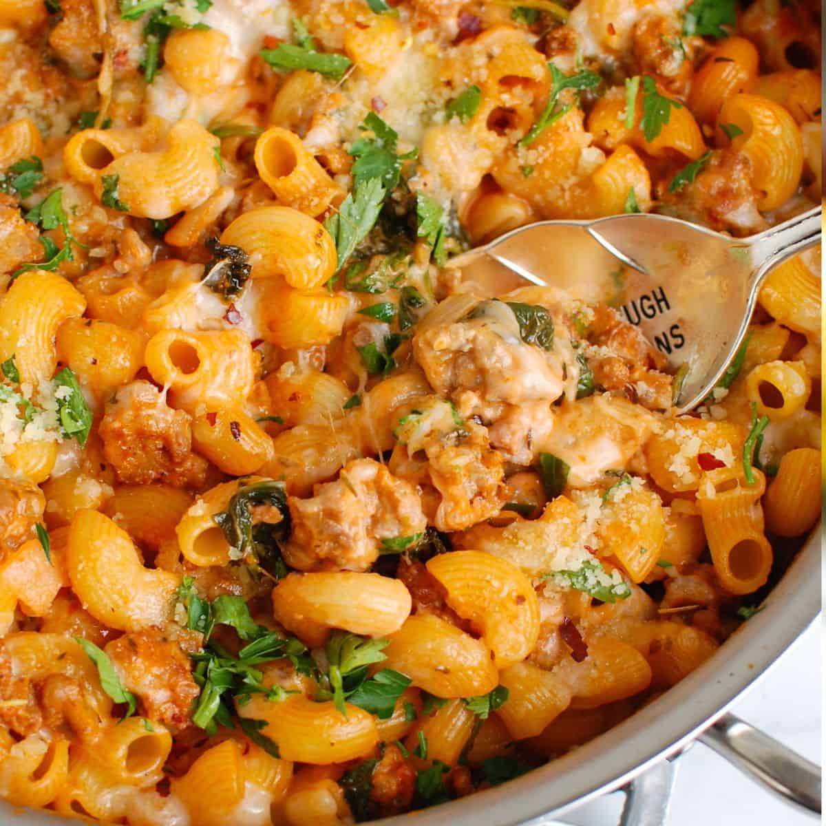 Spicy Sausage Pasta (Ready in 40 Minutes)