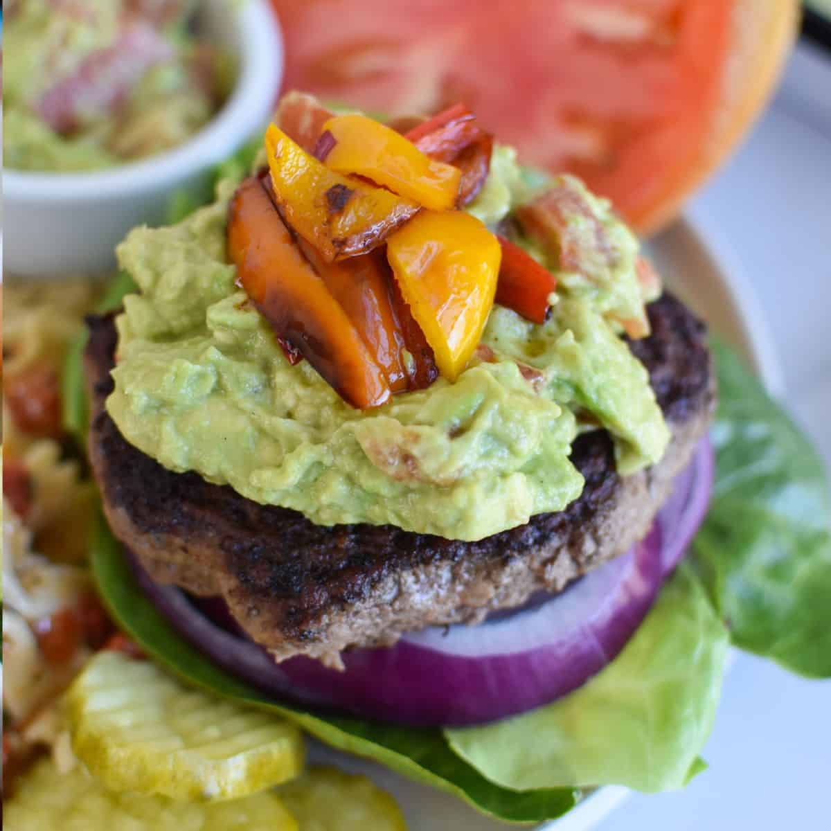 Easy Avocado Burger