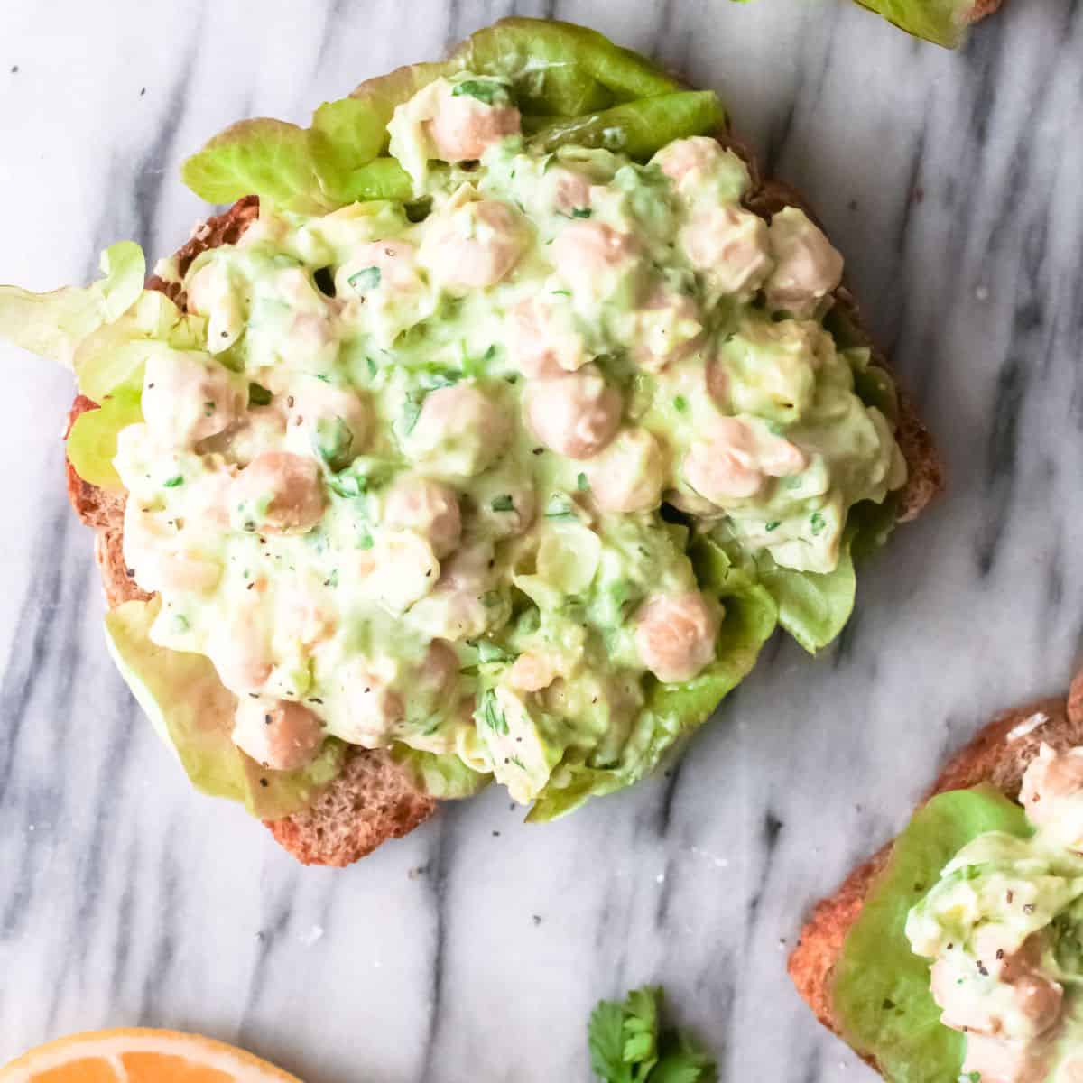 Easy Chickpea Salad Sandwich Recipe