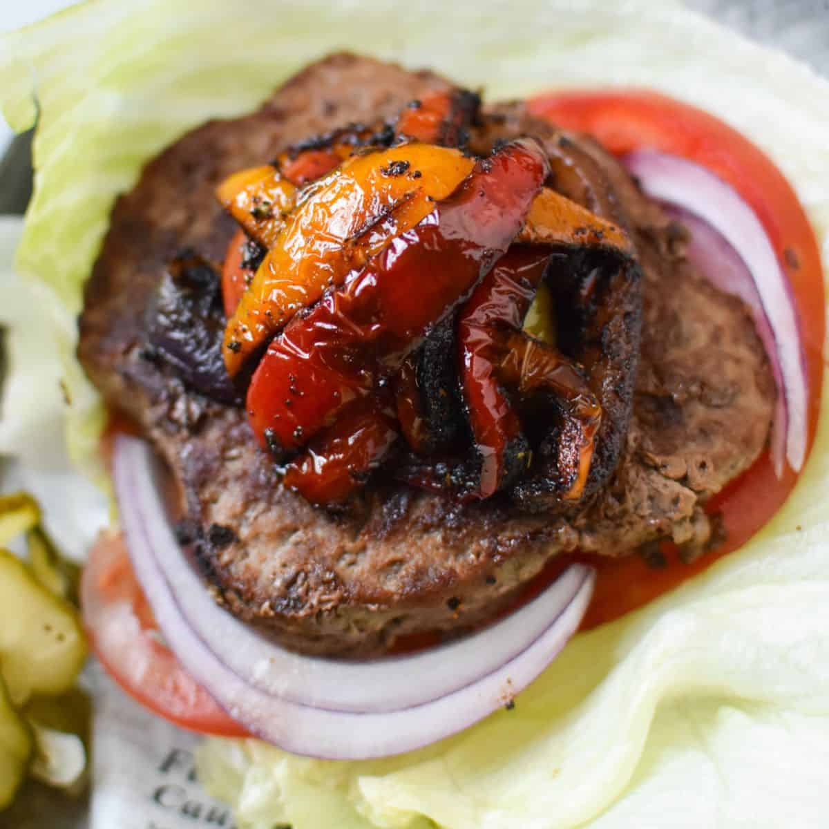 Fajita Lettuce Burger