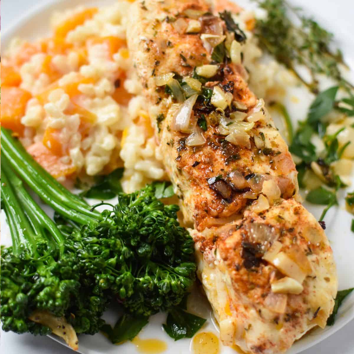 Lemon Garlic Halibut Recipe