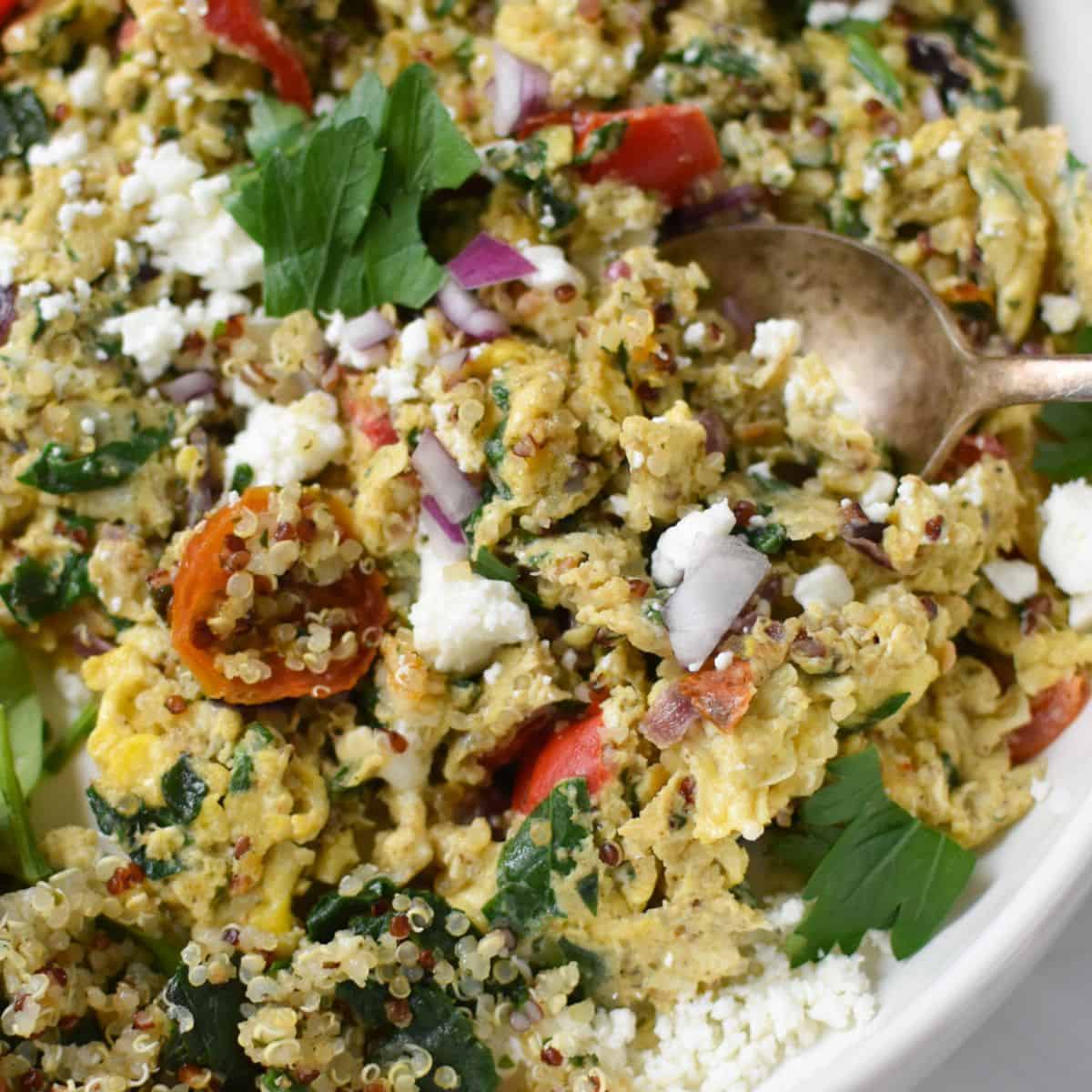 Mediterranean Egg Scramble