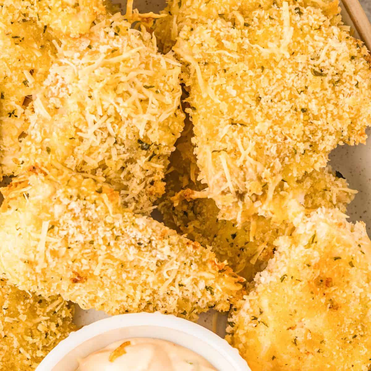 Baked Parmesan Fish Sticks