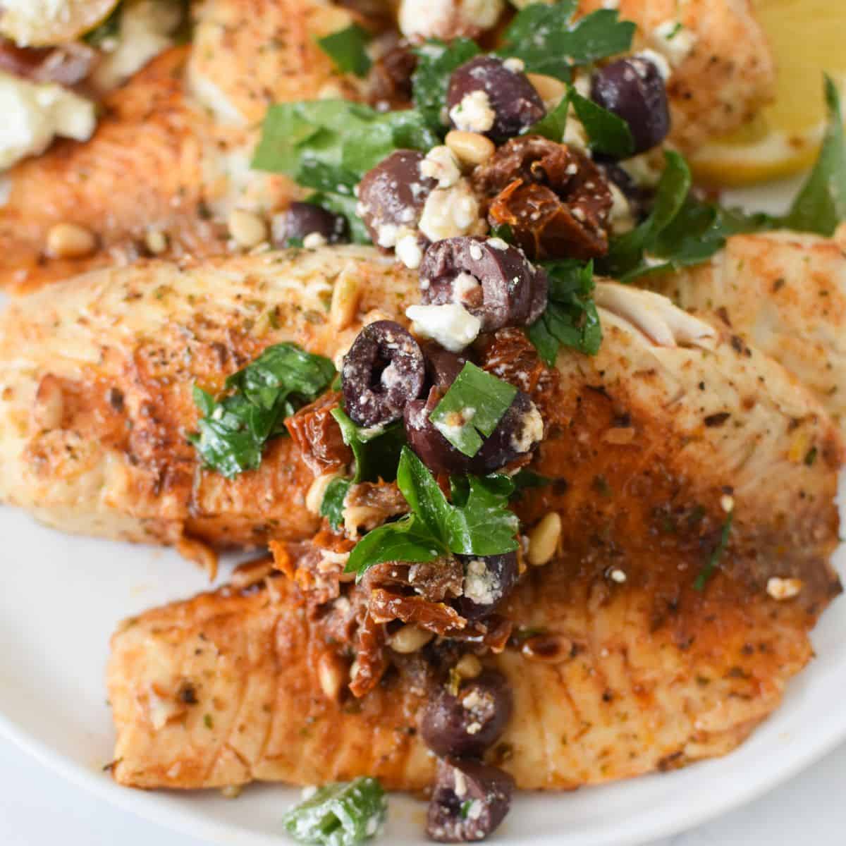 Greek Baked Tilapia