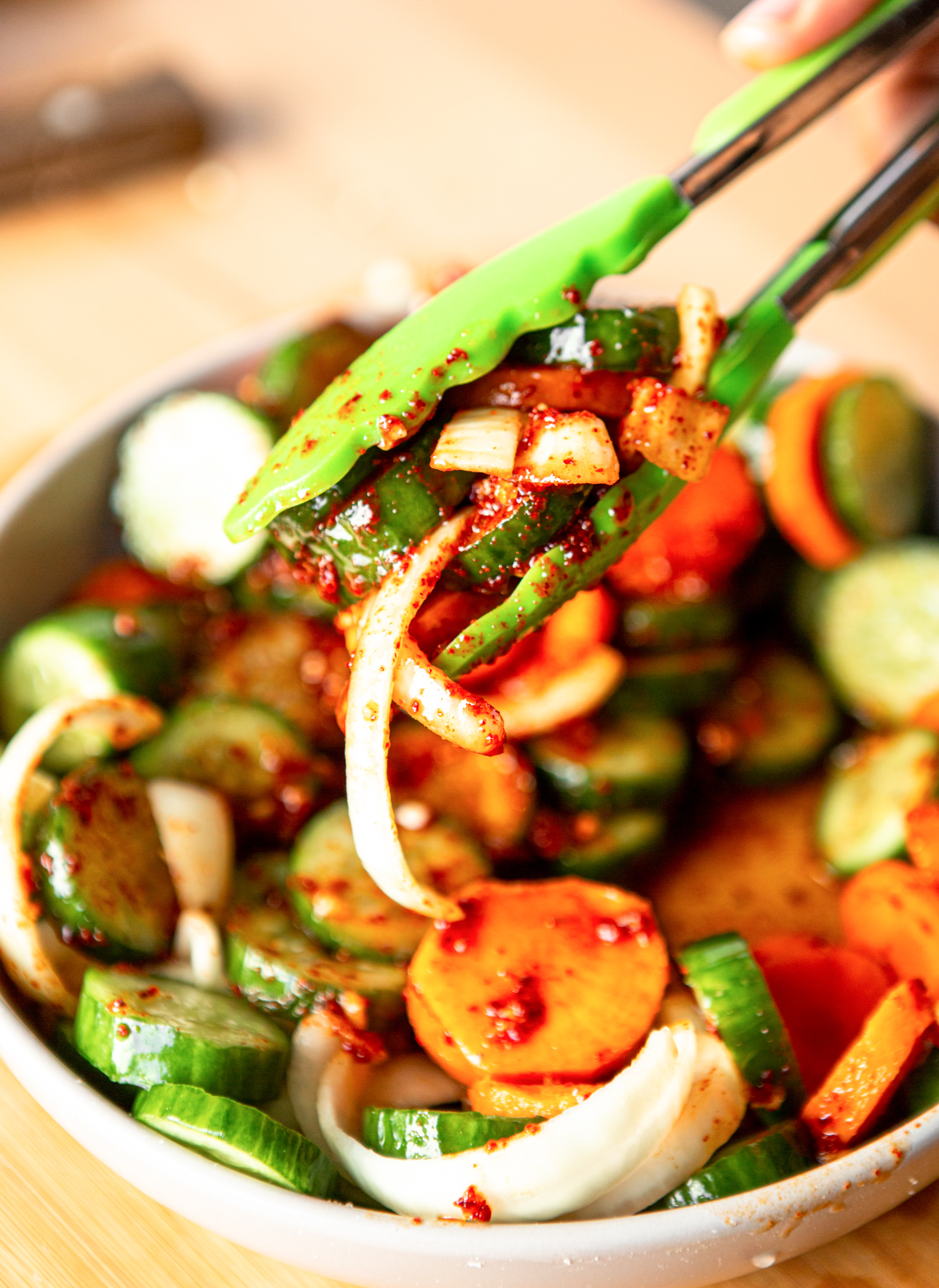 Quick Cucumber Kimchi