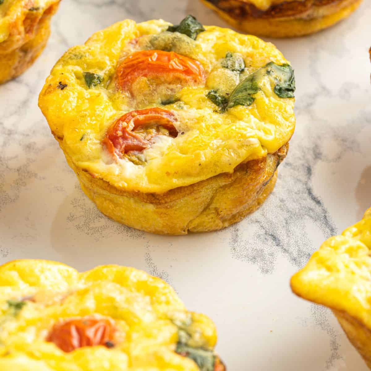 Caprese Egg Muffins
