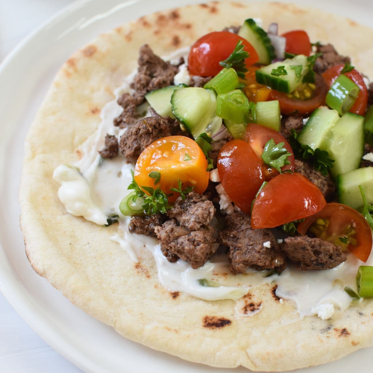 Spiced Ground Lamb Pita Recipe