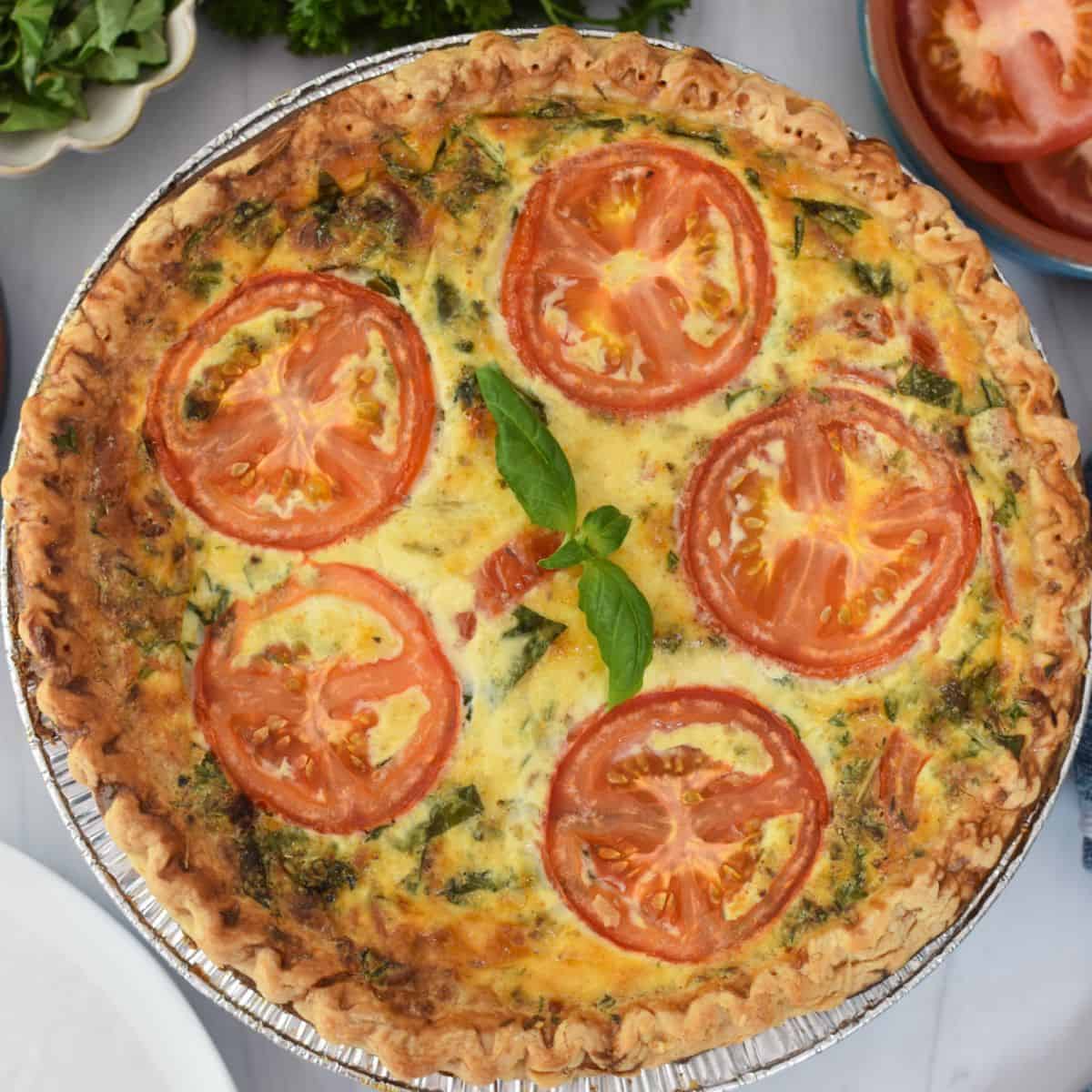 Caprese Quiche Lorraine Recipe