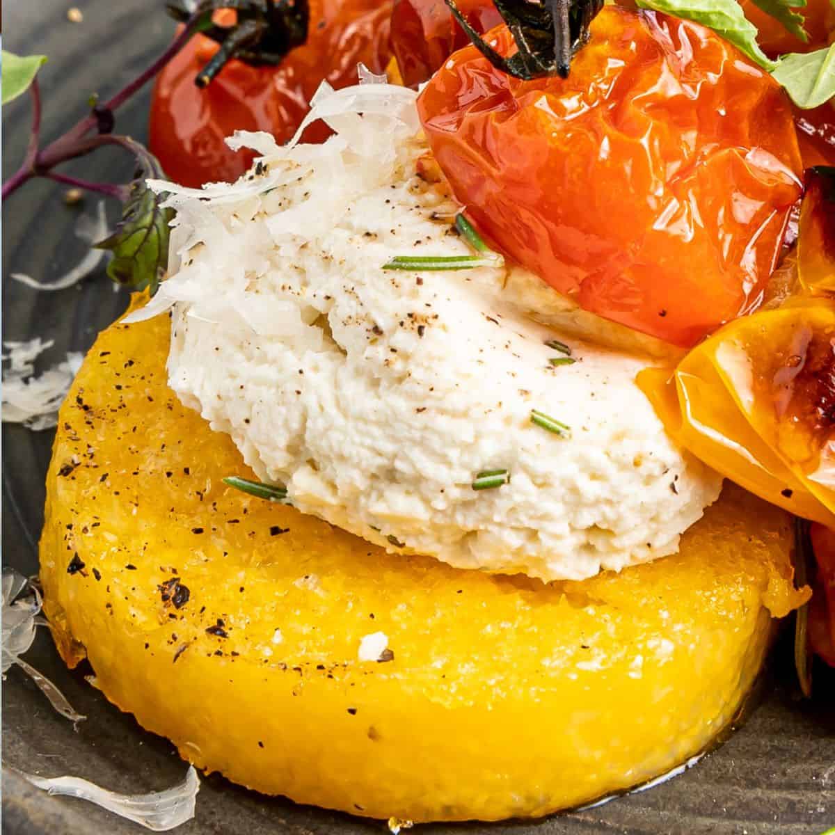 Crispy Polenta Stacks