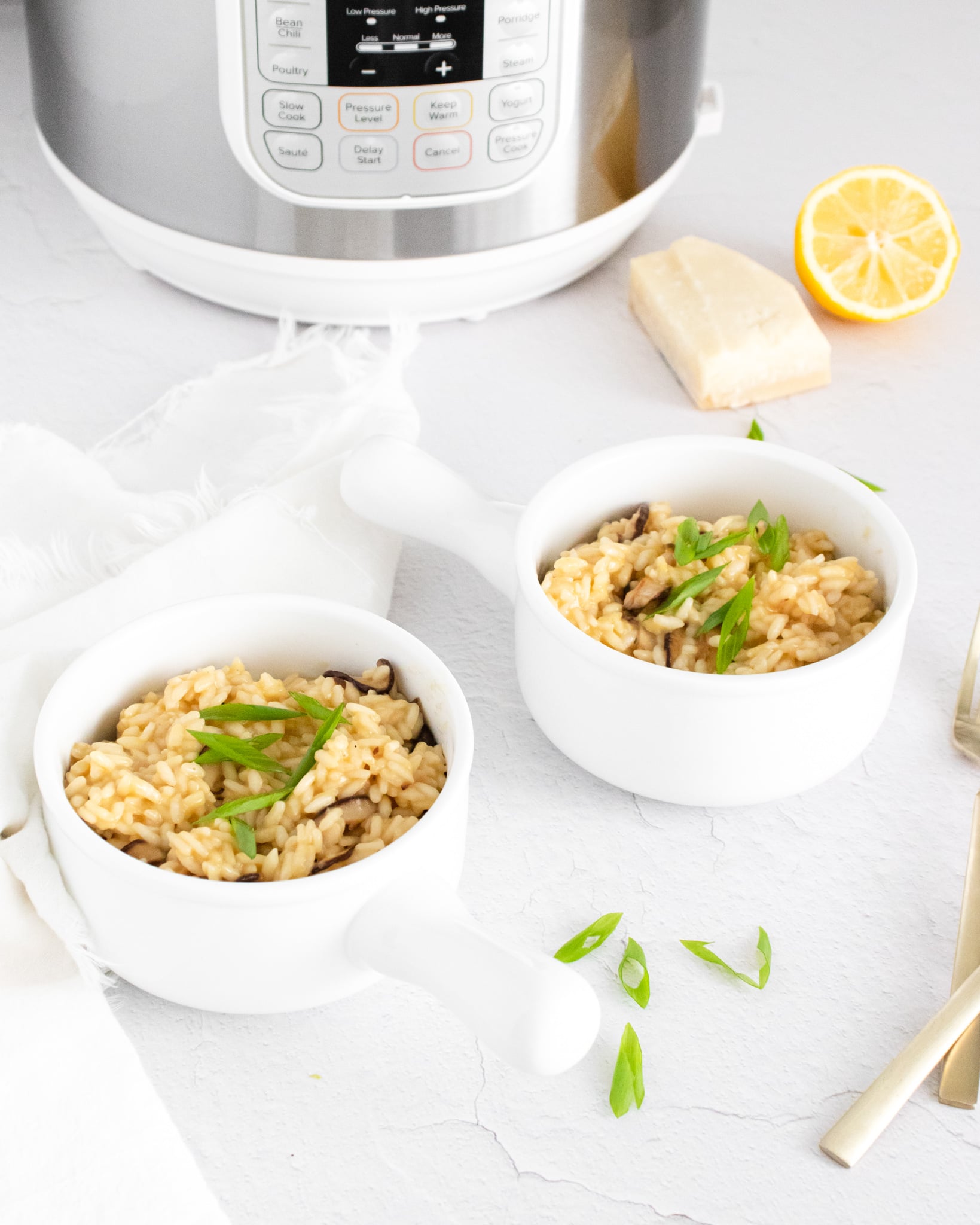 Instant Pot Mushroom Risotto