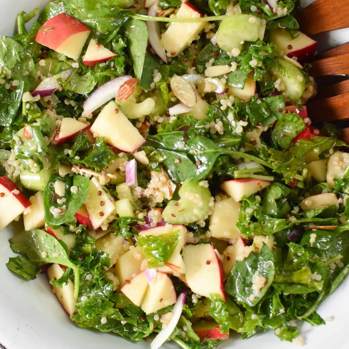 Apple Kale Quinoa Salad