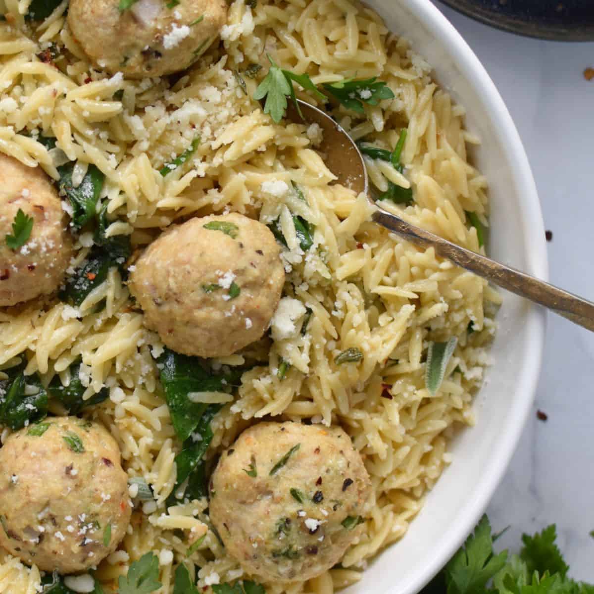 Baked Chicken Meatballs
