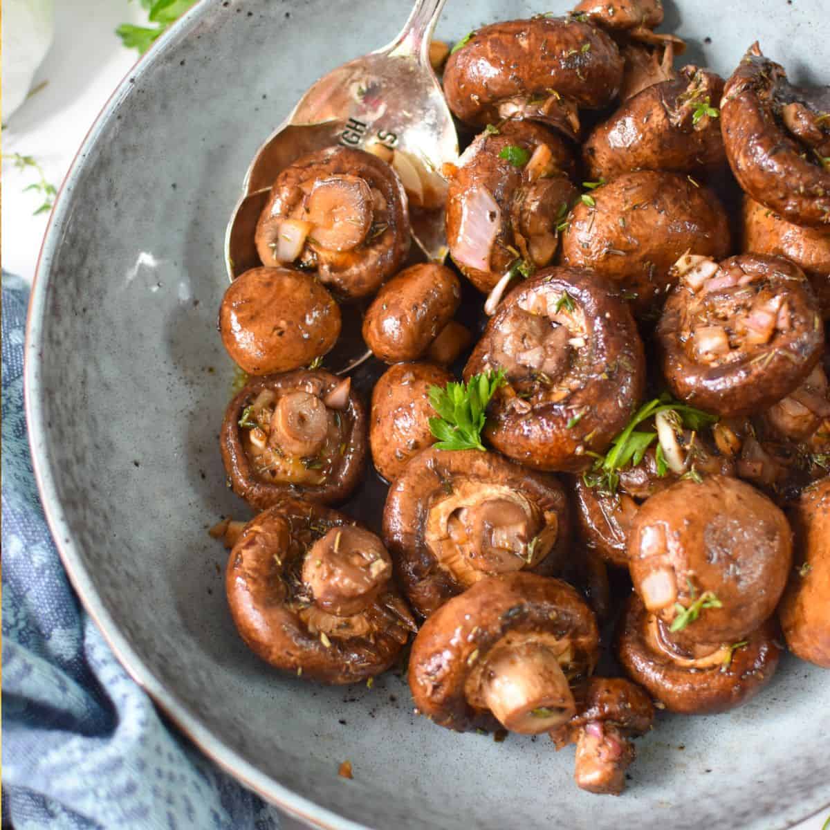 Balsamic Roasted Mushrooms