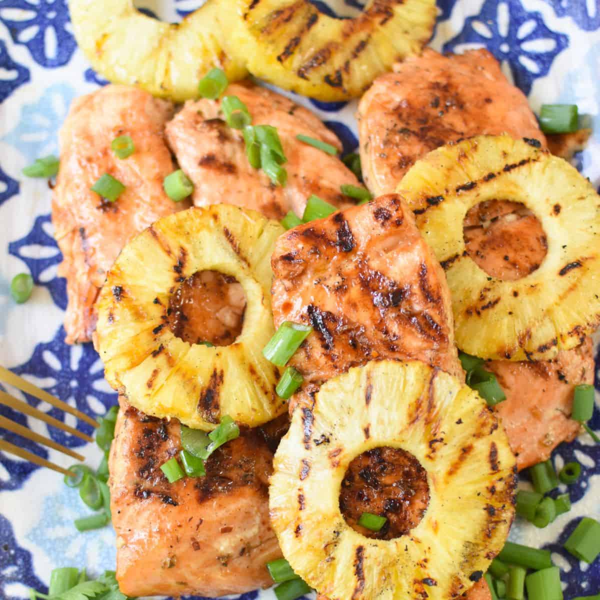 Hawaiian Grilled Salmon