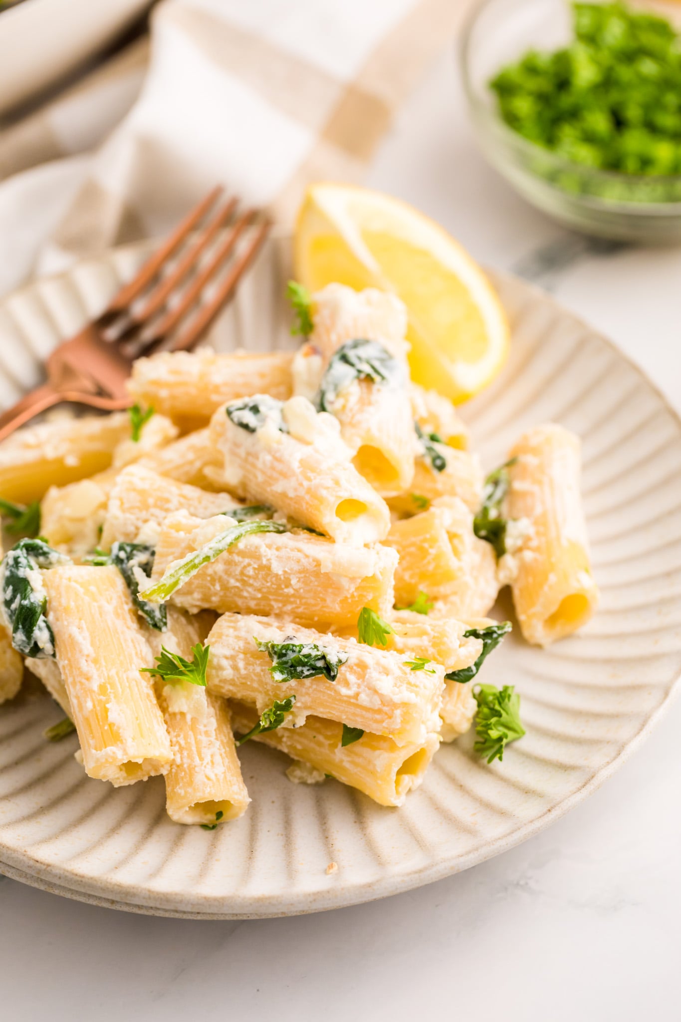 Lemon Ricotta Pasta
