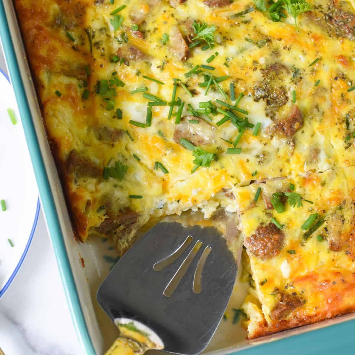 Cottage Cheese Baked Eggs