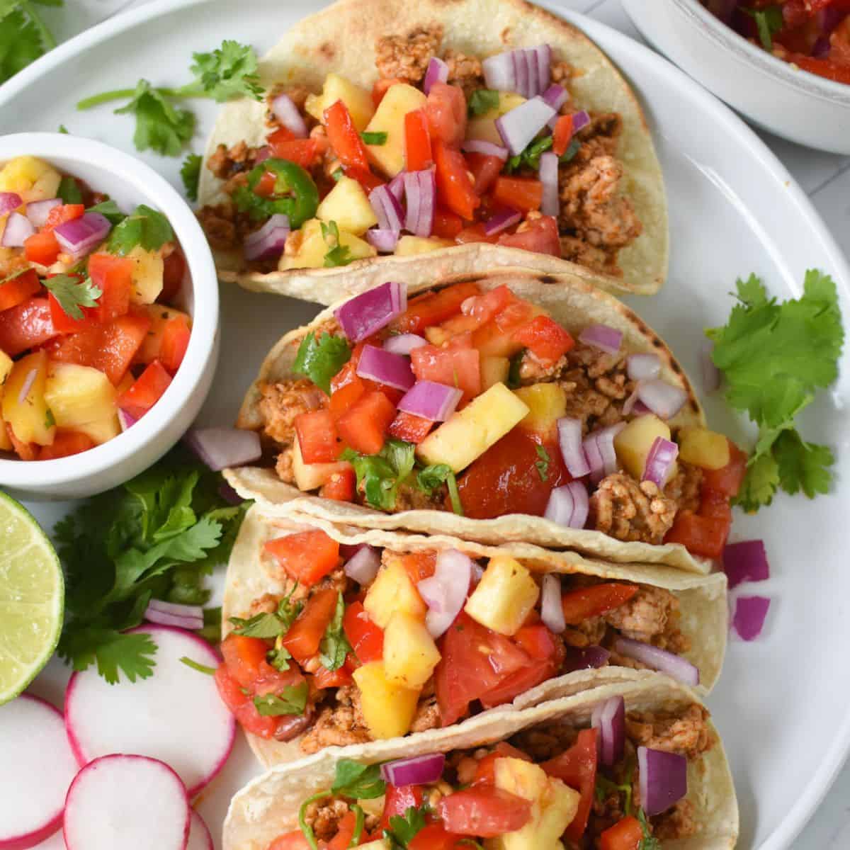 Easy Ground Pork Tacos