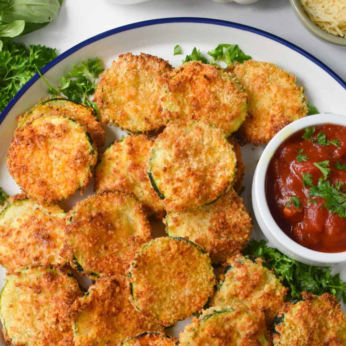 Air Fryer Zucchini Chips