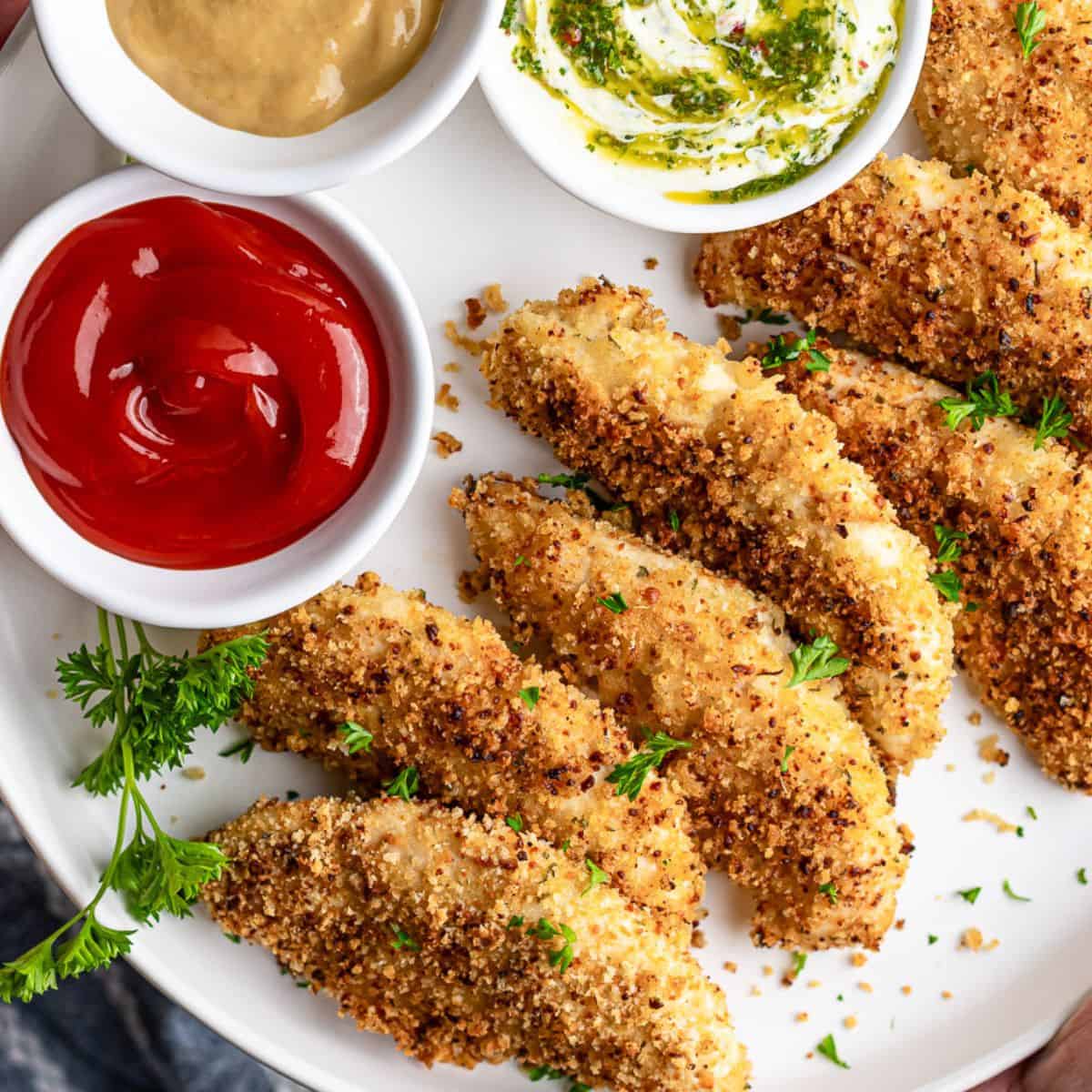Baked Chicken Tenders (Chicken Fingers), Extra Crispy Every Time