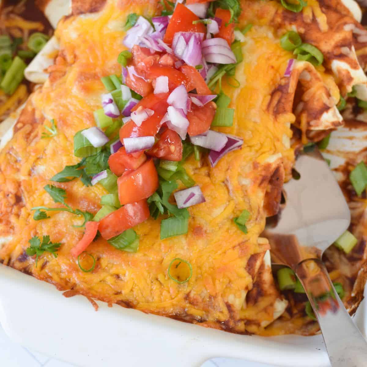 Easy Beef Enchiladas
