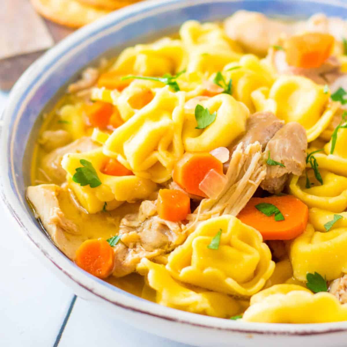 Chicken Tortellini Soup
