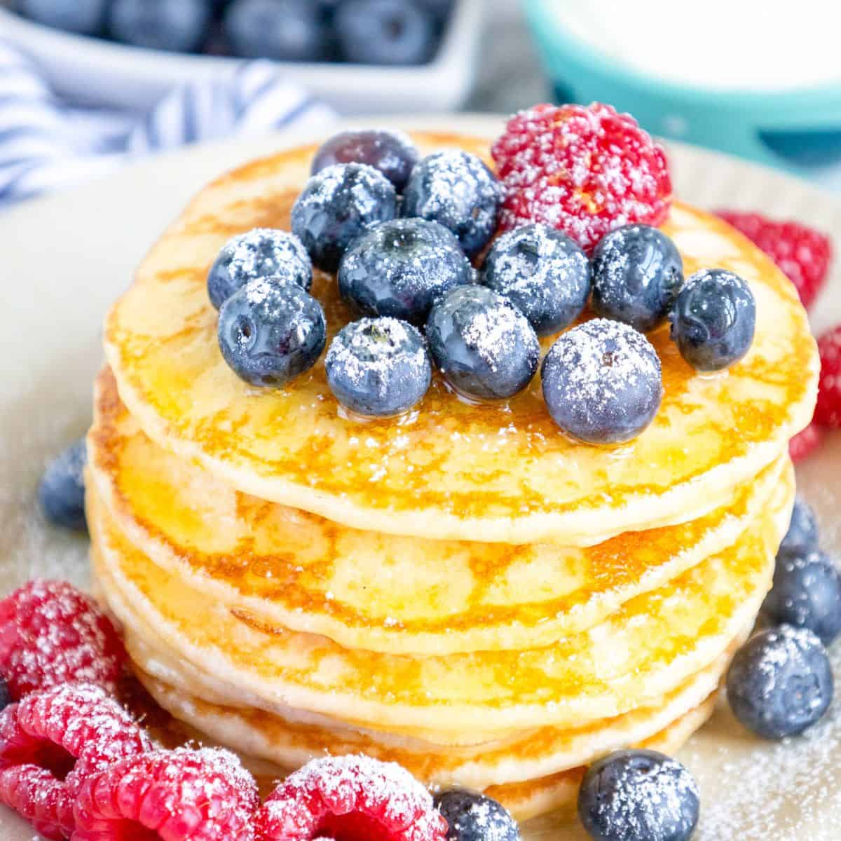 Homemade Buttermilk Pancakes
