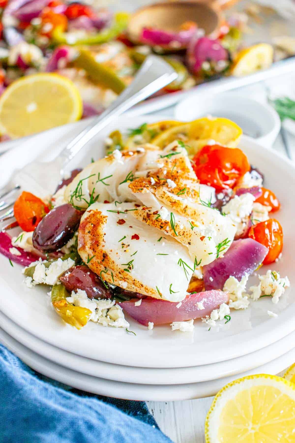 Sheet Pan Mediterranean Cod