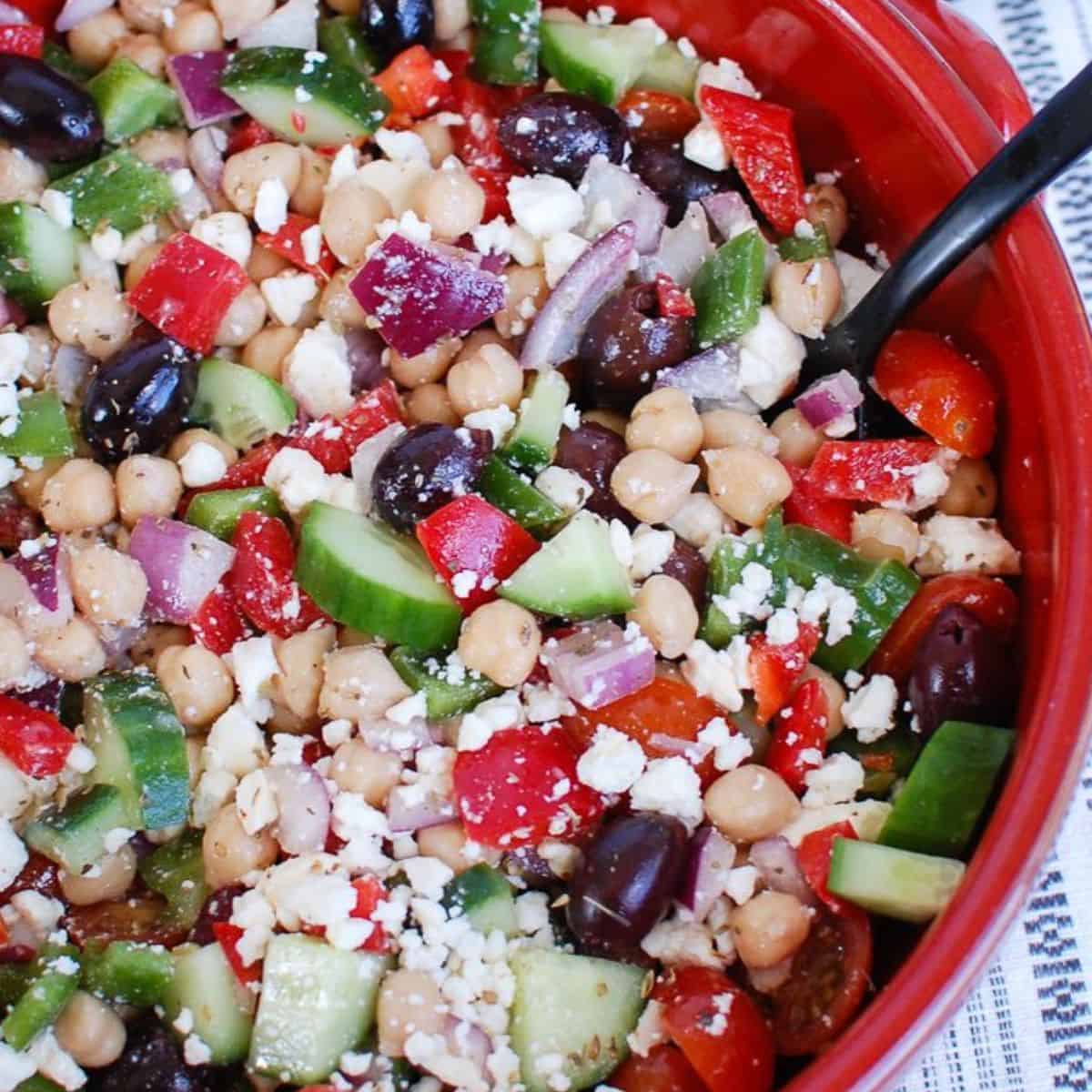 Greek Chickpea Salad