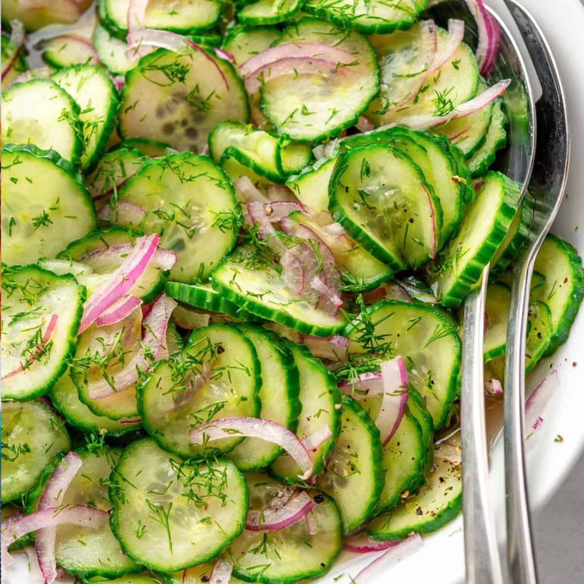 Cucumber Onion Salad