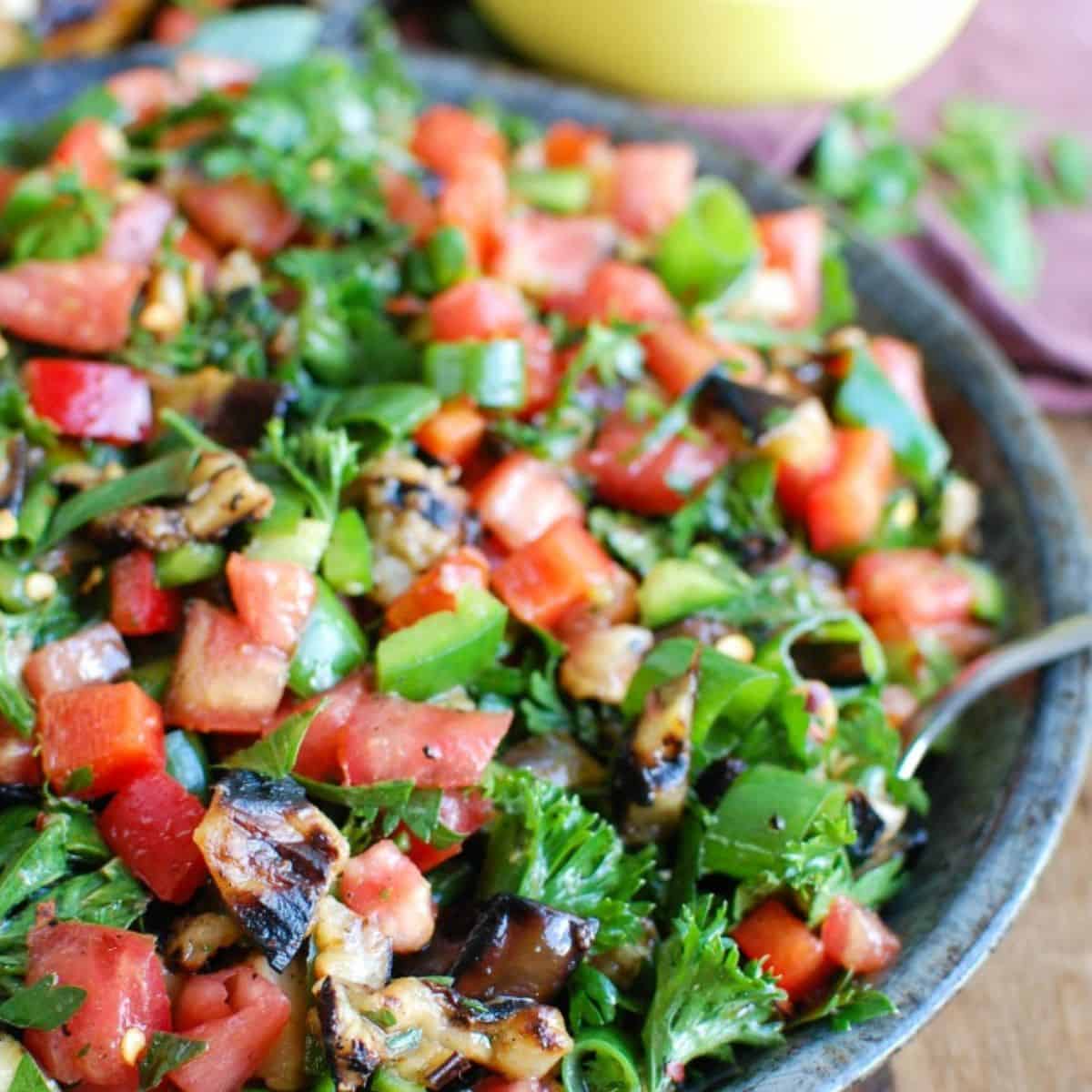 Mediterranean Eggplant Salad