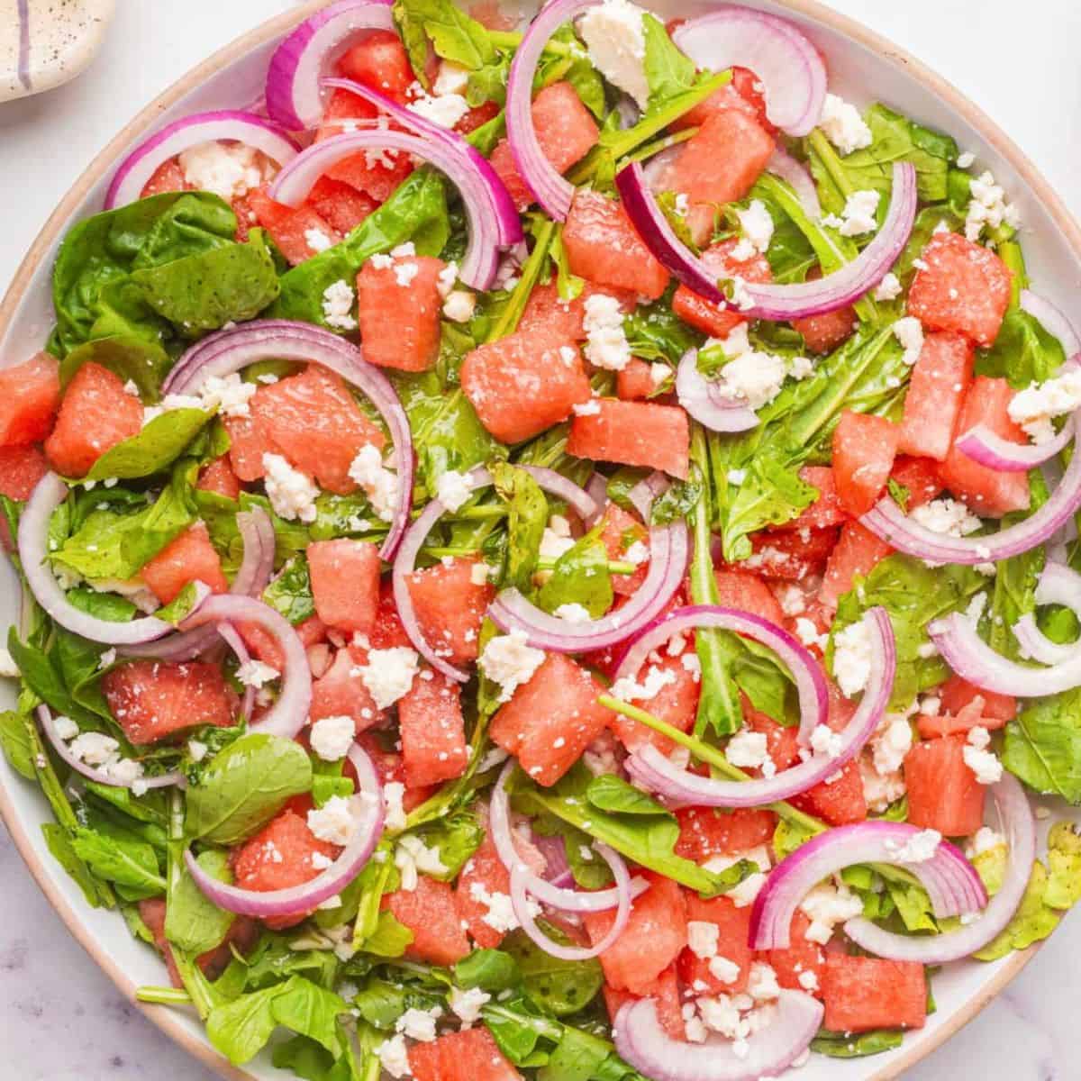 Watermelon Arugula Salad