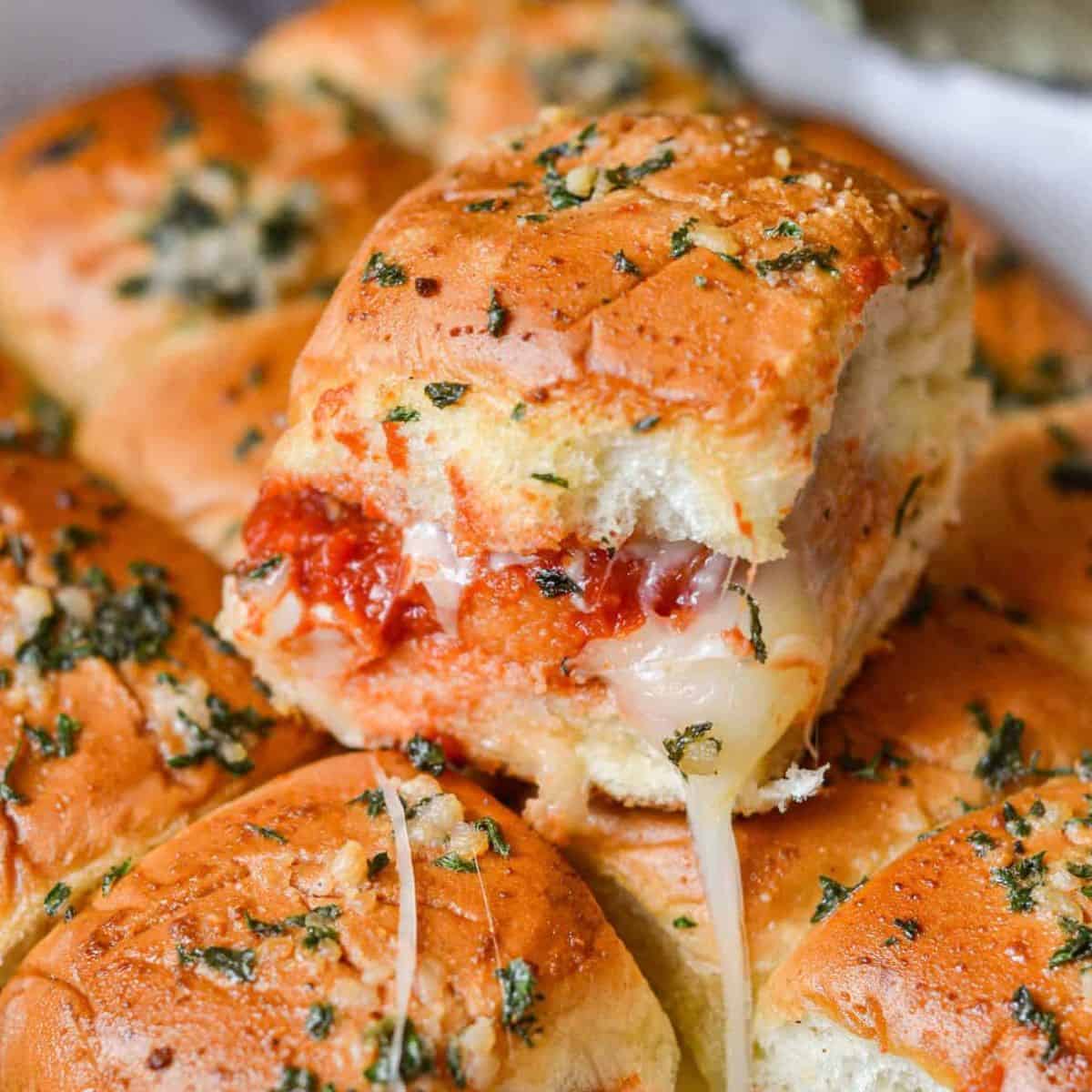 Easy Chicken Parmesan Sliders
