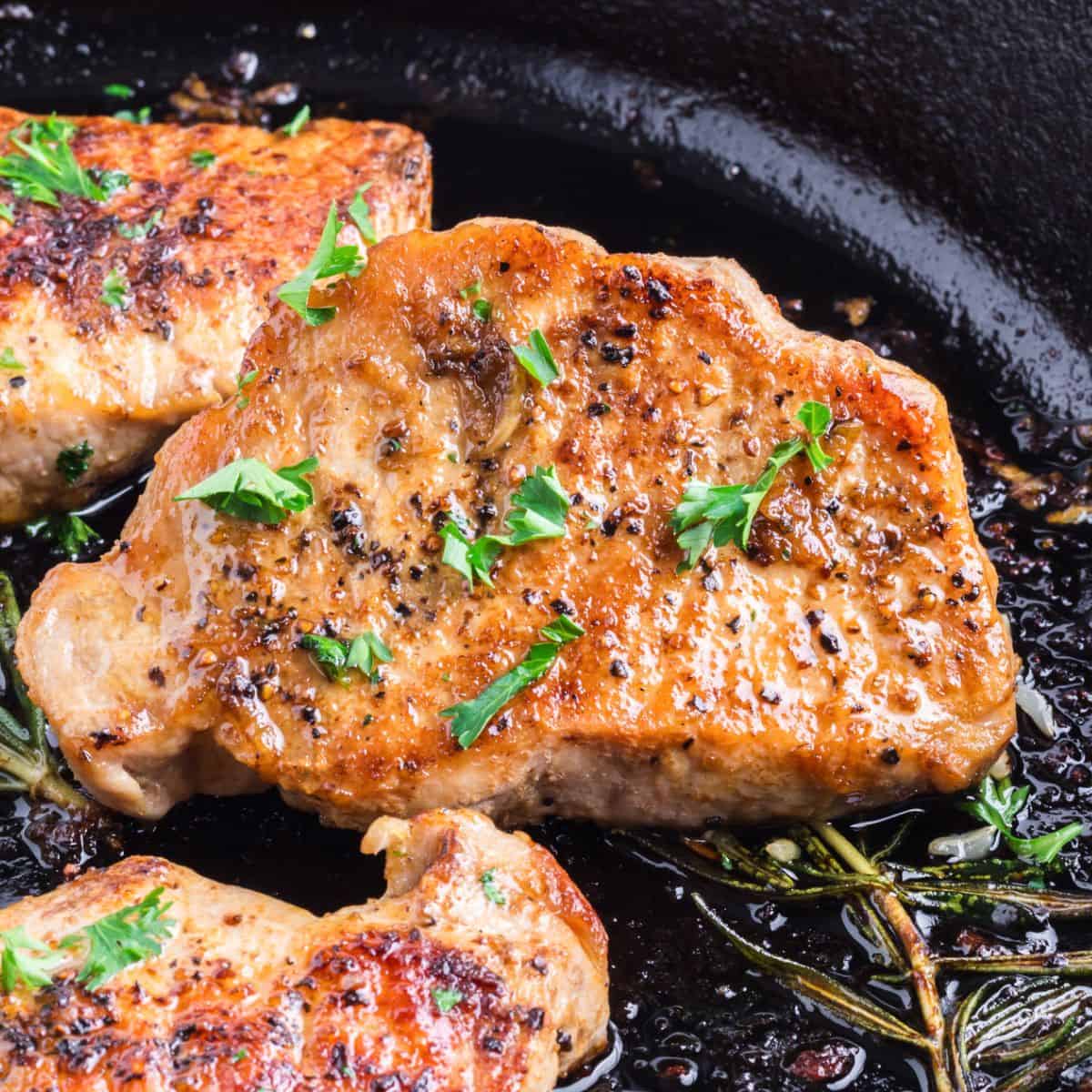 Pan Seared Pork Chops