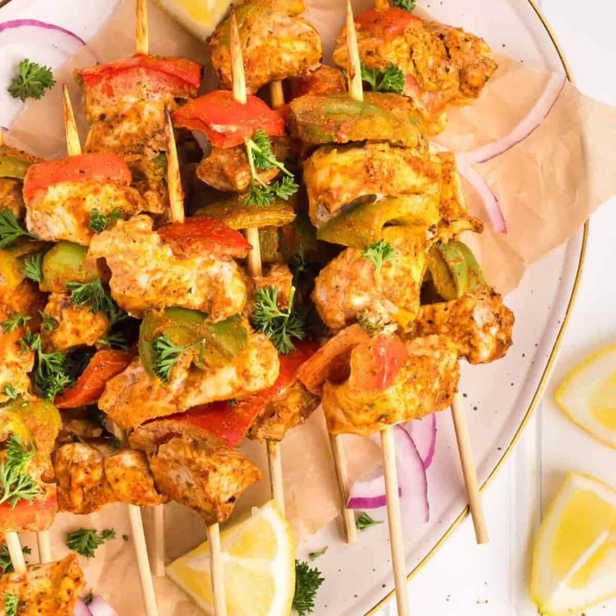 Chicken Tikka Kebabs