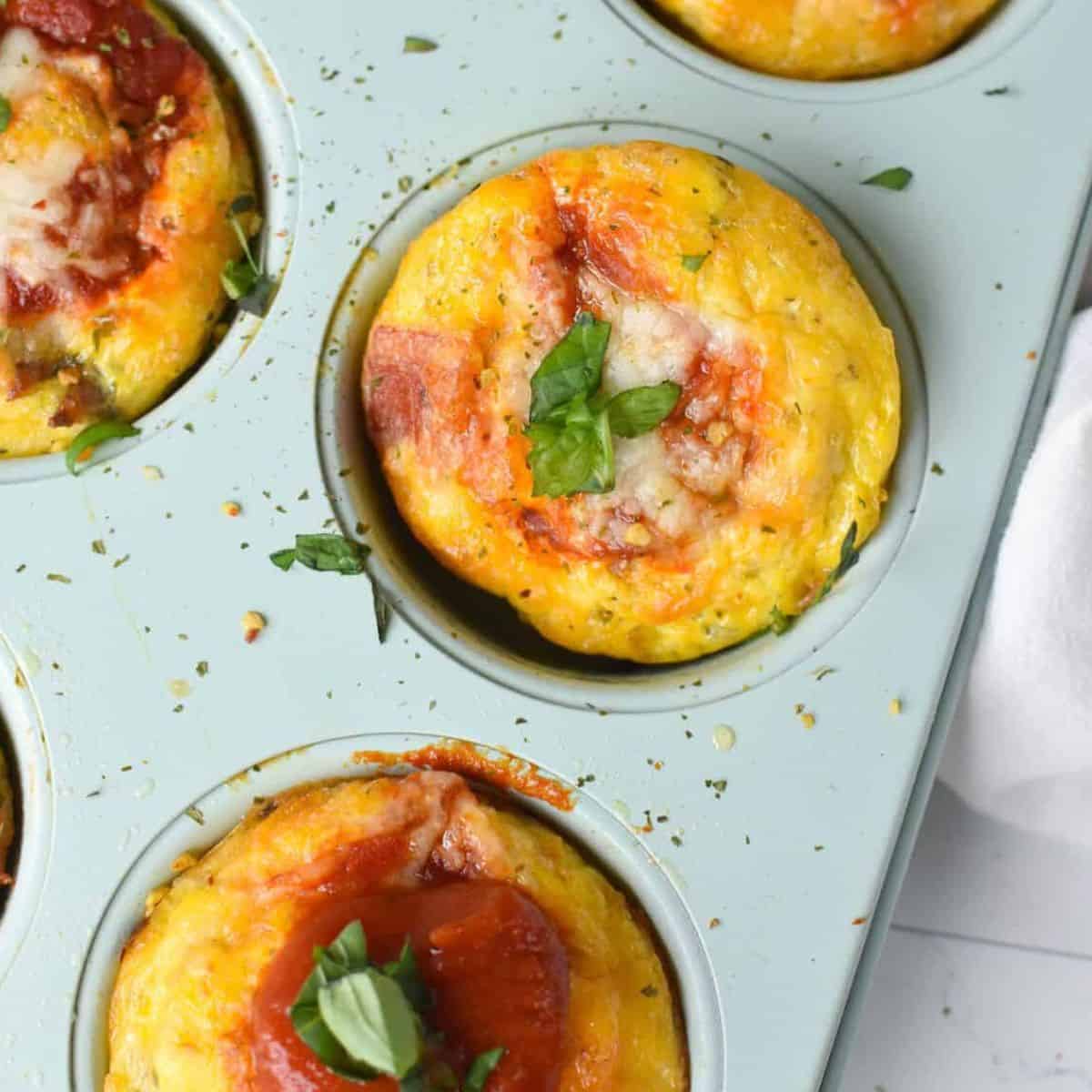 Pizza Egg Muffins