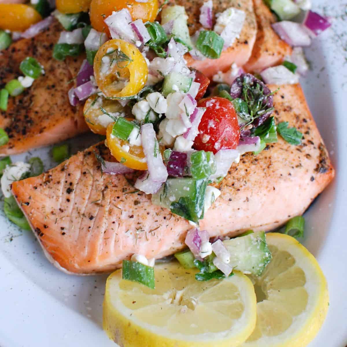 The Best Baked Mediterranean Salmon Recipe