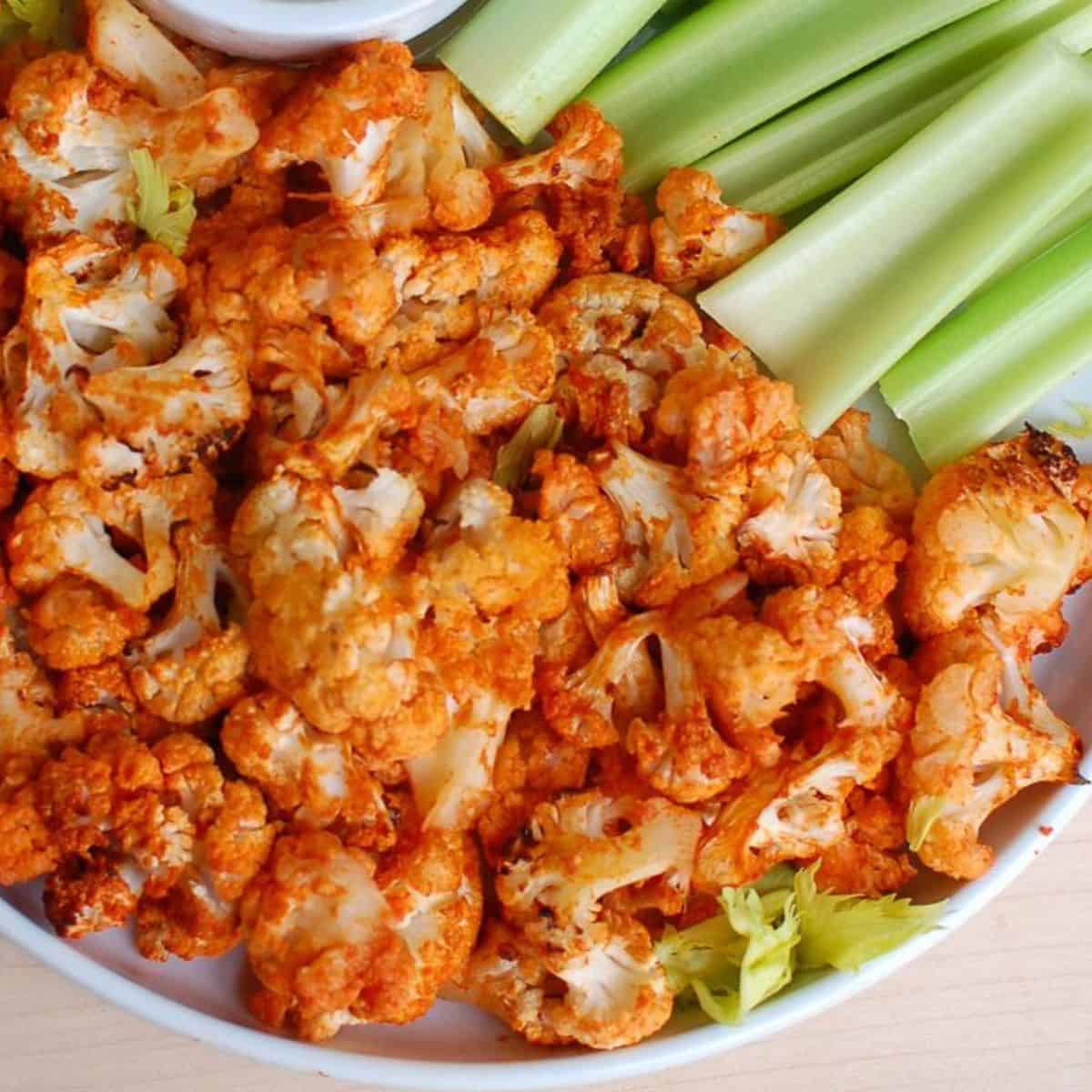 Roasted Buffalo Cauliflower