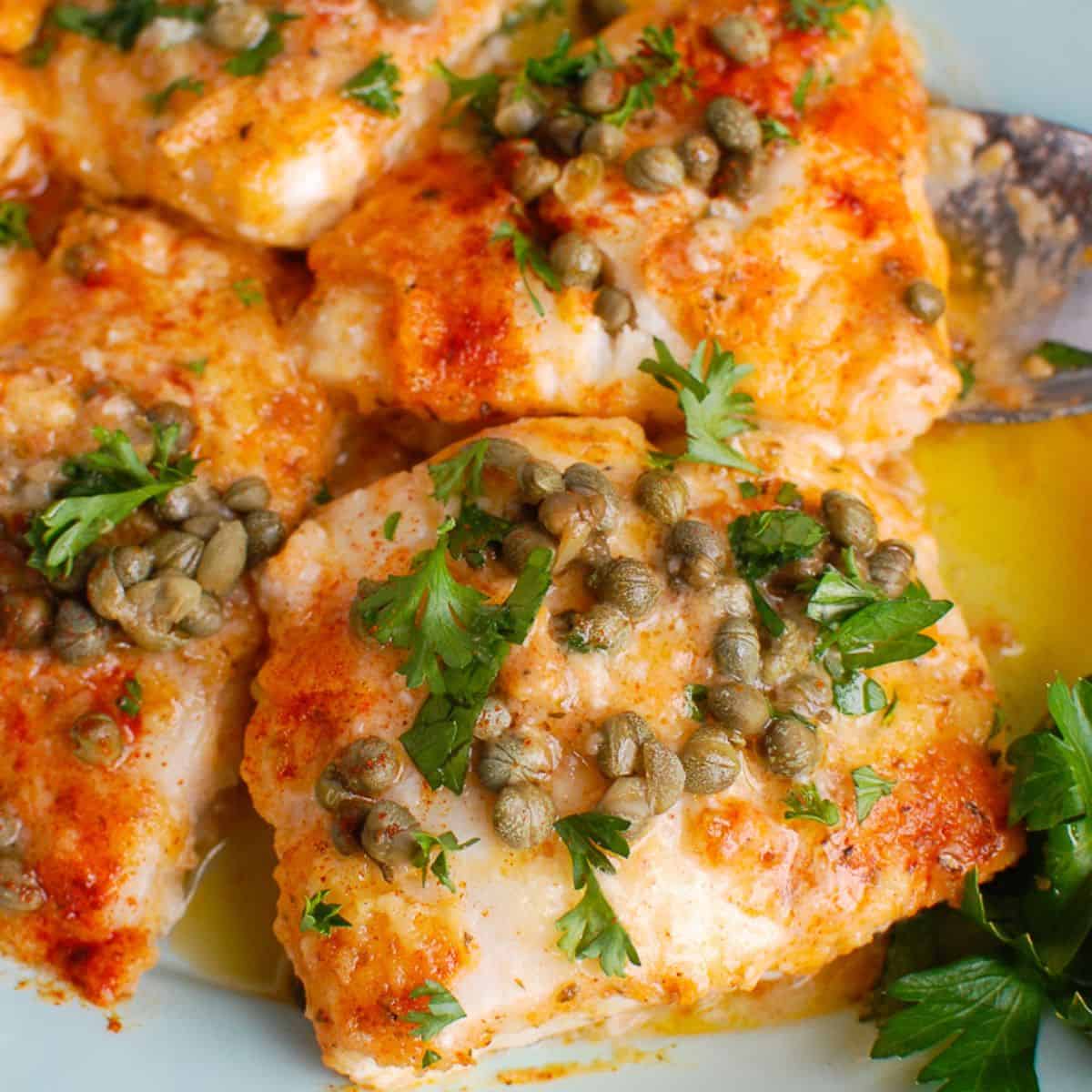 Baked Cod with Lemon and Capers (25-Minute Dinner)