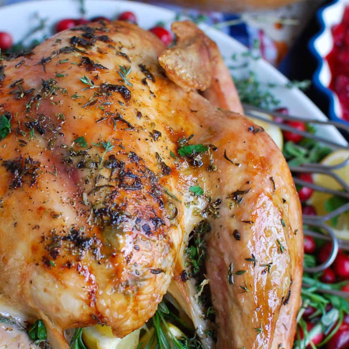 Herb Butter Turkey Recipe (Easy Turkey Butter Rub)