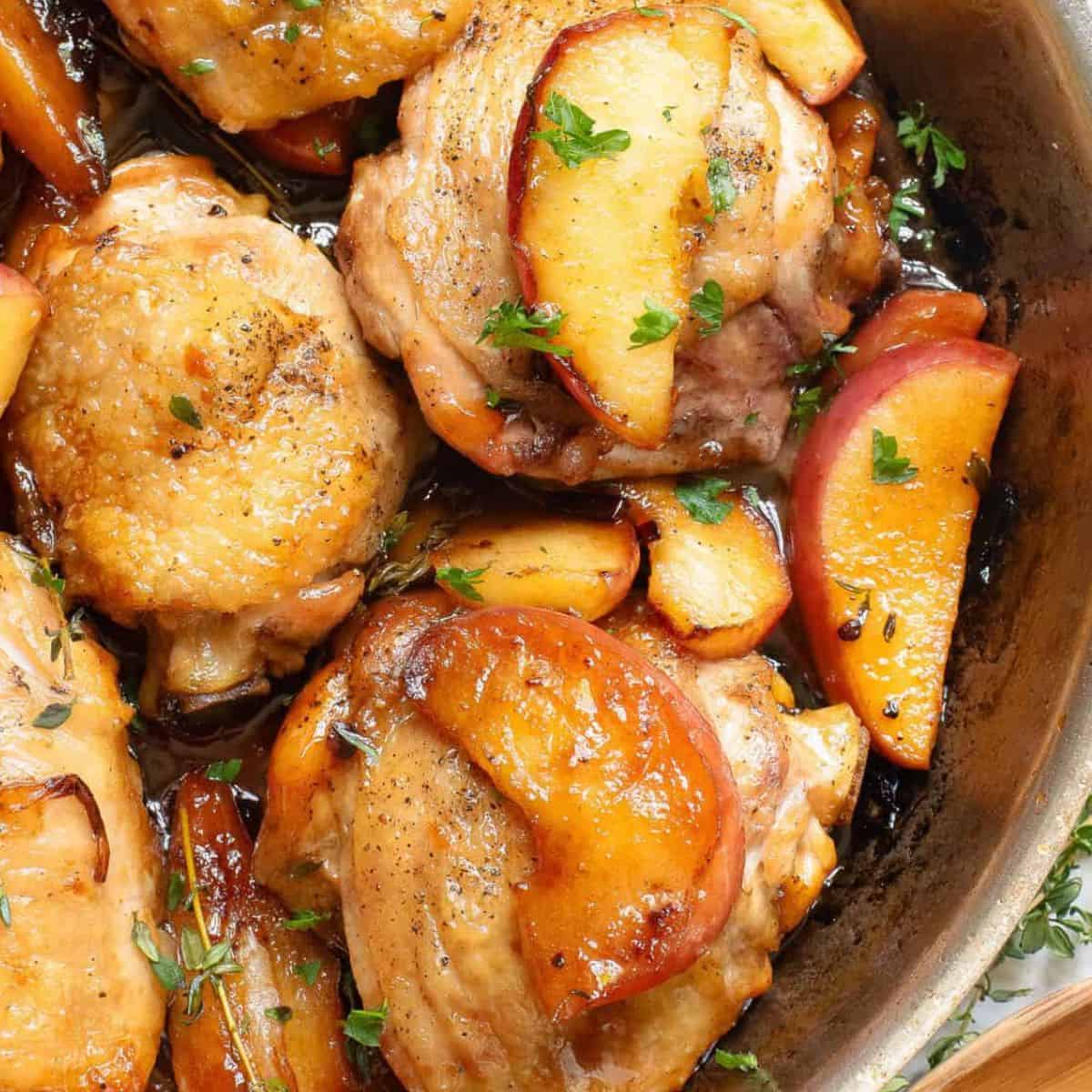 Skillet Apple Cider Chicken